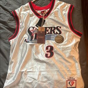 Allen Iverson Sixers Basketball Jersey
